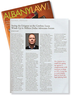 Albany Law magazine cover